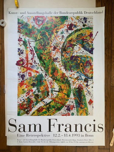 Sam francis retrospective 1993 - sam,