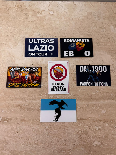 Set sticker lazio 6 - 54,