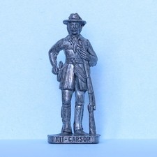KINDER / SOLDATINI SERIE: COWBOY SCAME FIG. KIT CARSON 40MM / FERRO