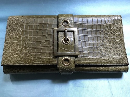 Gucci croco retro fibbia - gucci,
