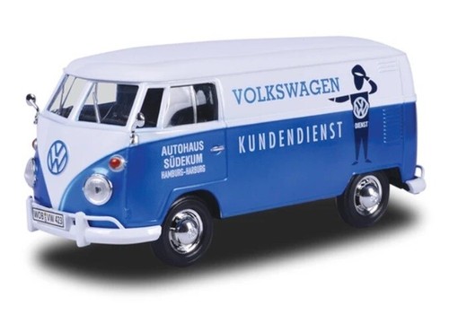 Volkswagen furgone 24 blu - volkswagen, 1/24