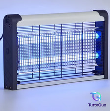 ZANZARIERA ELETTRICA ANTI ZANZARE MOSCHE LAMPADA UV LED INSETTICIDA POTENTE