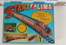 START LIMA MODELS TRENO TRENINO SET BATTERIE 75CM DIAMETRO '80 LOCOMOTIVA VAGONI