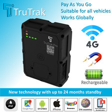 TruTrak GAT24 GPS Tracker 4G - Dispositivo di tracciamento auto veicolo magnetico in tempo reale