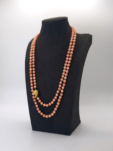 Collana corallo rosa - , vintage