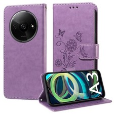 Custodia in pelle viola con