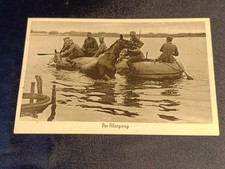 Foto militare tedesca cartolina ww2 pionieri elmetto maschera antigas  N3.1-3