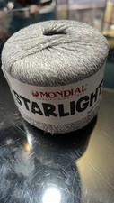 Gomitolo laminato Ghiaccio Mondial Starlight viscosa uncinetto ferri