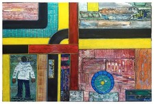 quadro moderno dipinto a mano