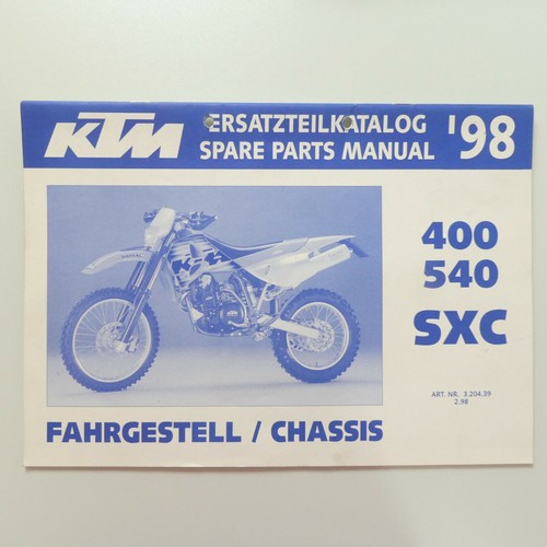 Ktm 400 540 sxc catalogo - ktm,
