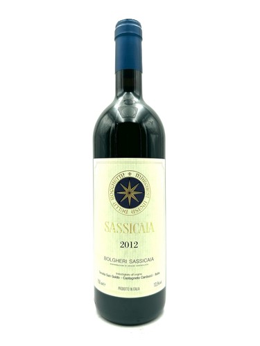 2012 sassicaia tenuta - sassicaia,