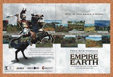 2001 Empire Earth PC Original