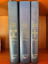 LA SACRA BIBBIA - Vecchio e Nuovo Testamento 3 volumi SELEZIONE READER'S DIGEST
