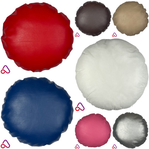 Cuscino rotondo semi - , pu