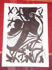 Quadro etnico contemporaneo africano minimalismo (A4)