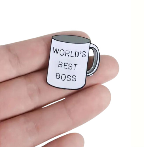 Spilla smaltata best boss - best, del