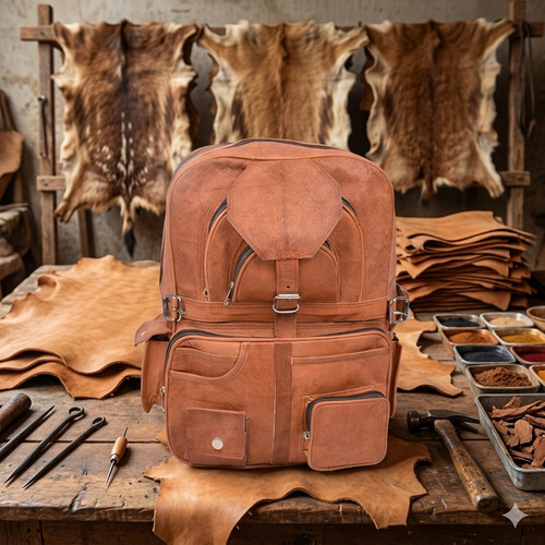 Zaino uomo vintage - elegante, in