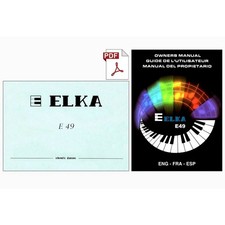 ELKA E-49 Service Manual repair Schematic Diagramas Schema PDF + Owners Emploi