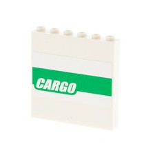 1x Pannelli Lego 1x6x5 Bianco