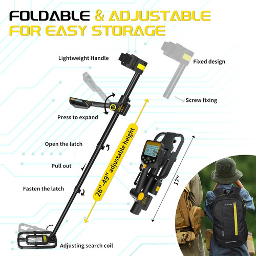 Metal detector for - detector, adults