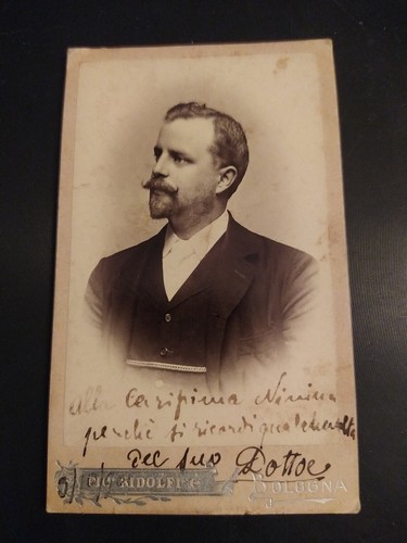 Cdv bologna giovane - giovane, baffi