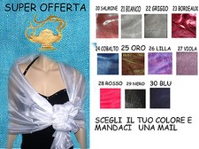 Elegant stole black color