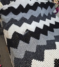 Coperta Lancio Mano Uncinetto