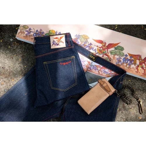 Jeans khen denim borbou red - jeans, x