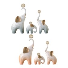 Statue di elefanti da 3 pezzi