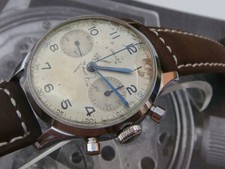 Orologio svizzero uomo cronografo Gallet anni 40 50 vintage Multichron cronografo