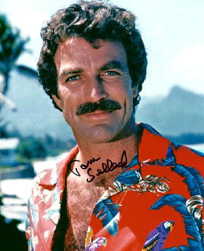 Tom selleck autografo - tom,
