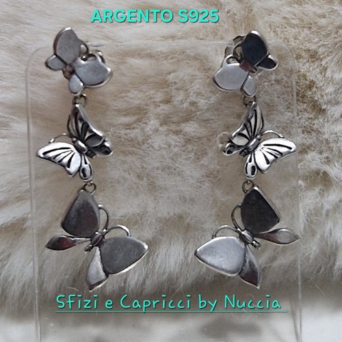 Orecchini farfalle pendenti - ,
