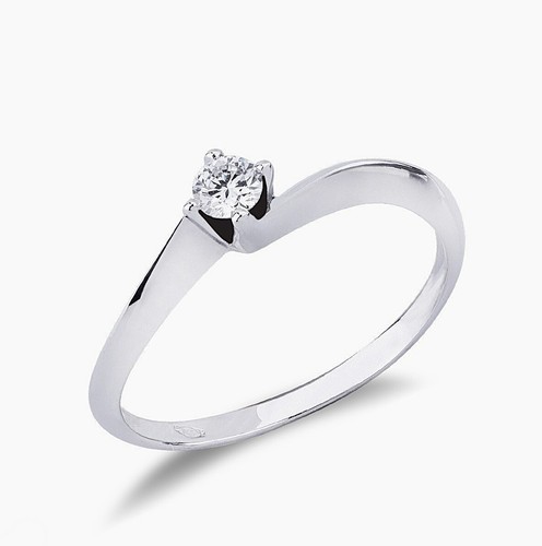 Anello solitario valentino - solitario,