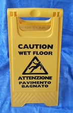 CARTELLO SEGNALE GIALLO