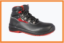 Scarpa scarpe da lavoro antinfortunistica di sicurezza uomo alta S3 pelle fiore