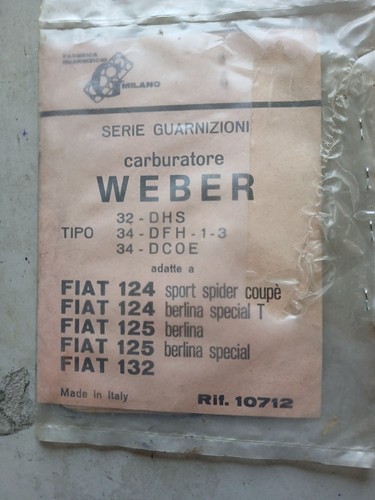 Kit carburatore fiat - carburatore, sport