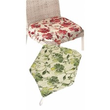 6 coprisedia con aletta fiori