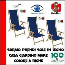 Sedia sdraio pieghevole