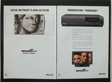 F145 - Advertising Pubblicità - 1992 - PHILIPS VIDEOREGISTRATORE MATCHLINE VR813