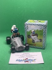 PUFFI SMURFS SMURF SUPER PUFFO MACCHINA GRIGIA SILVER RACING CAR 40256