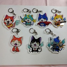 Yo kai Watch Yorozmart Limited Mini Personaggio Acrilico Portachiavi Set 7