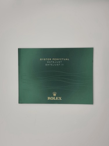 Rolex datejust booklet manual - booklet,