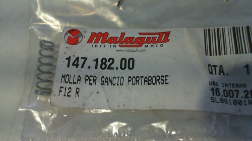 Molla gancio portaborse 12 - gancio,