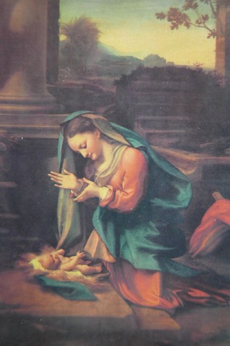 Cartolina artistica maria - cartolina,