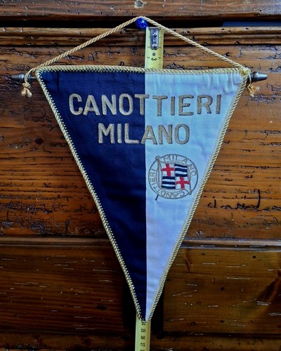 Vecchio gagliardetto ricamato - gagliardetto,