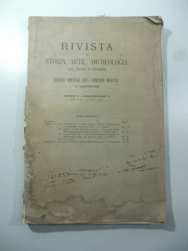 Rivista storia arte - rivista, storia,