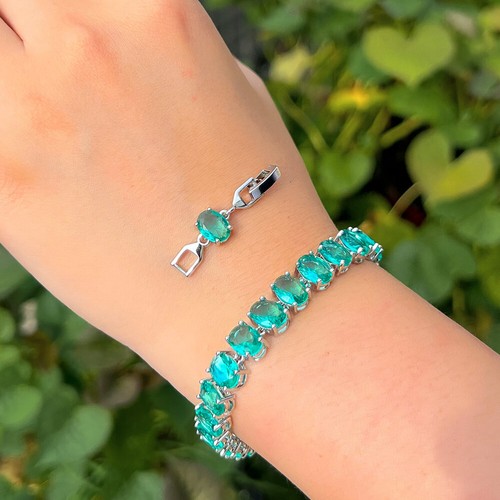Bracciale maglia catena tennis