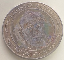 FAUSTO COPPI - MEDAGLIA MONETA CICLISMO I MITI DEL GIRO D'ITALIA 1909-2004
