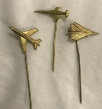 AERONAUTICA 3 SPILLE VINTAGE AEREI TORNADO F 104 FIAT G 91 Y  CVMA