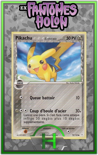 Pikachu fantômes holon - holon,
